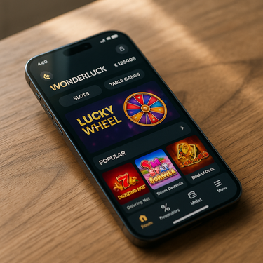 WonderLuck Casino - Mobile Responsive Design - Tirol Innsbruck